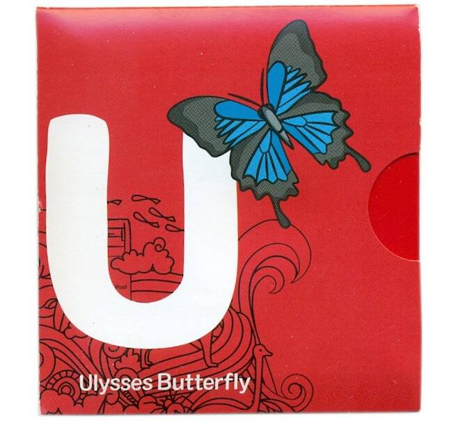 Монета 1 доллар 2021 года Австралия «Английский алфавит — Буква U» (Артикул: M2-83080)