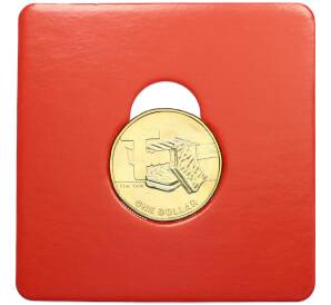 1 доллар 2021 года Австралия «Английский алфавит — Буква T»