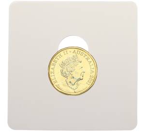 1 доллар 2021 года Австралия «Английский алфавит — Буква T»