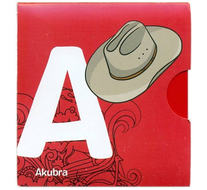 Монета 1 доллар 2021 года Австралия «Английский алфавит — Буква A» (Артикул: M2-83090)