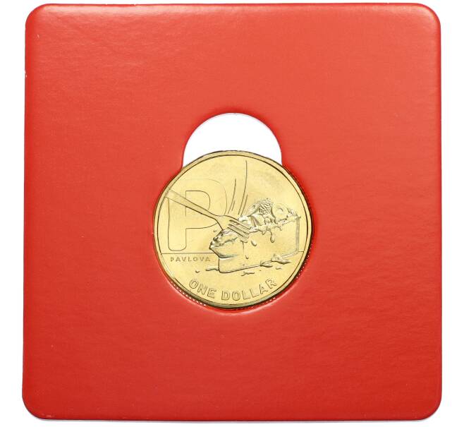 Монета 1 доллар 2021 года Австралия «Английский алфавит — Буква P» (Артикул: M2-83091) — Фото №1