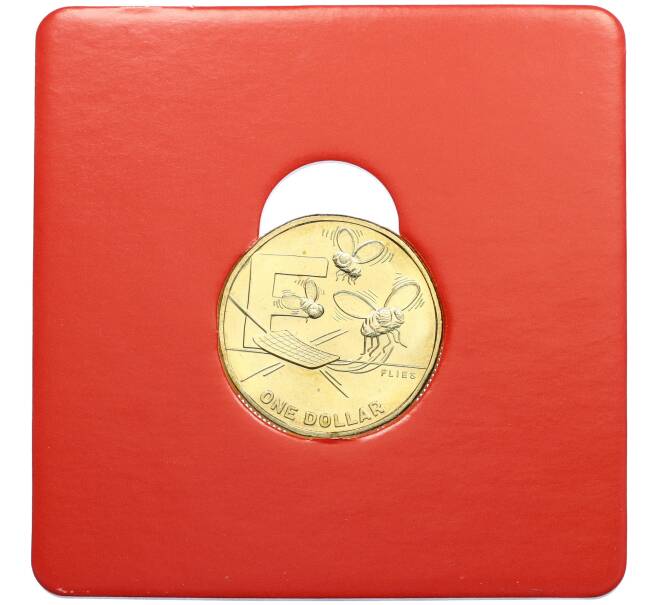 Монета 1 доллар 2021 года Австралия «Английский алфавит — Буква F» (Артикул: M2-83092) — Фото №1