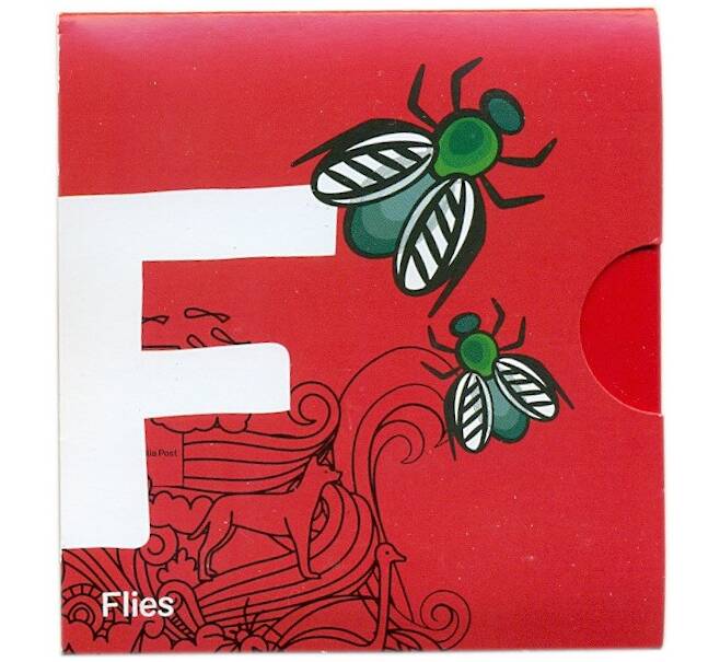 Монета 1 доллар 2021 года Австралия «Английский алфавит — Буква F» (Артикул: M2-83092)