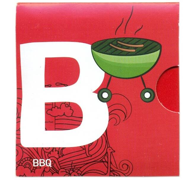 Монета 1 доллар 2021 года Австралия «Английский алфавит — Буква B» (Артикул: M2-83097)