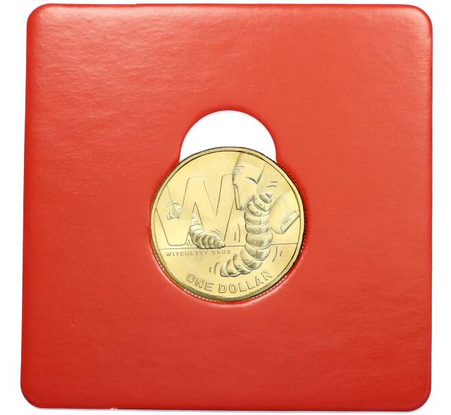 Монета 1 доллар 2021 года Австралия «Английский алфавит — Буква W» (Артикул: M2-83098) — Фото №1