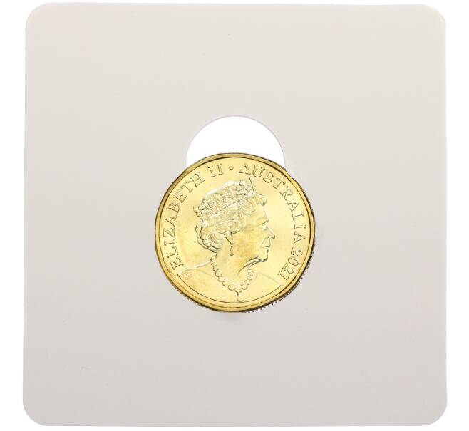 Монета 1 доллар 2021 года Австралия «Английский алфавит — Буква W» (Артикул: M2-83098) — Фото №2