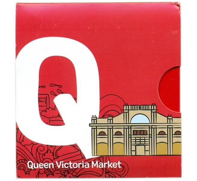 Монета 1 доллар 2021 года Австралия «Английский алфавит — Буква Q» (Артикул: M2-83103)