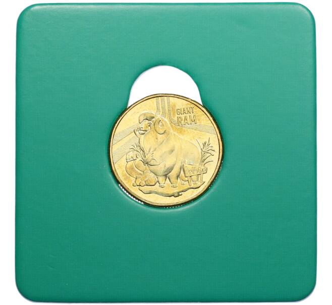 Монета 1 доллар 2023 года Австралия «Большие австралийские вещи — гигантский баран» (Артикул: M2-83107) — Фото №1