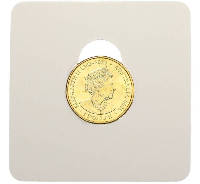 Монета 1 доллар 2023 года Австралия «Большие австралийские вещи — большой ананас» (Артикул: M2-83109) — Фото №2