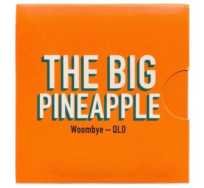 Монета 1 доллар 2023 года Австралия «Большие австралийские вещи — большой ананас» (Артикул: M2-83109)