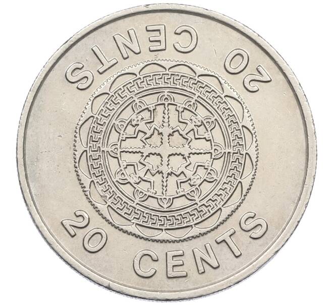 Монета 20 центов 1977 года Соломоновы острова (Артикул: K12-45463) — Фото №1