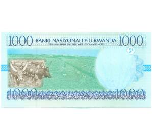 1000 франков 1998 года Руанда — Фото №2