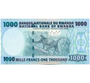 1000 франков 2004 года Руанда — Фото №2
