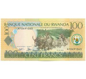 100 франков 2003 года Руанда — Фото №1