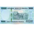 Банкнота 1000 франков 2019 года Руанда (Артикул: K12-45665) — Фото №2