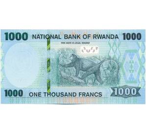 1000 франков 2019 года Руанда — Фото №2