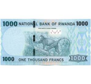 1000 франков 2015 года Руанда — Фото №2