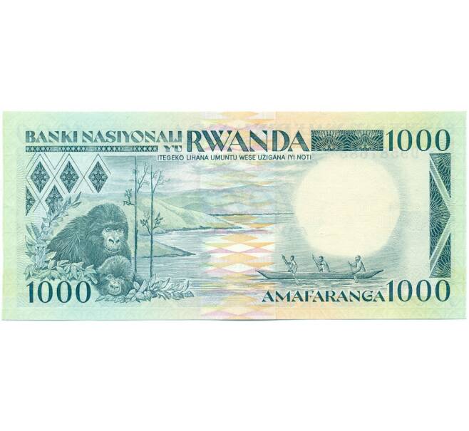 Банкнота 1000 франков 1988 года Руанда (Артикул: K12-45670) — Фото №2