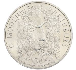 5 евро 2016 года Португалия «Эпохи Европы — Модернизм» — Фото №1