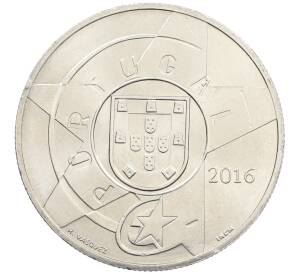 5 евро 2016 года Португалия «Эпохи Европы — Модернизм» — Фото №2