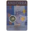 Монета 2 евро 2015 года Андорра 25 лет соглашению с ЕС — в буклете (Артикул M2-3732)