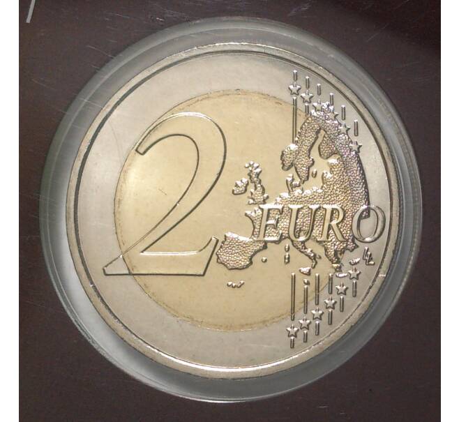 Монета 2 евро 2015 года Андорра 30 лет реформе избирательного права — в буклете (Артикул M2-3733)