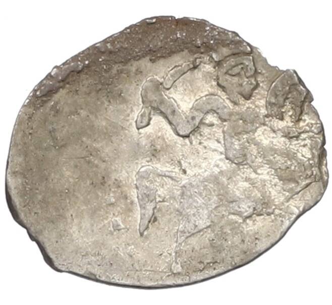 Монета Денга 1613-1645 года Михаил Федорович (Москва) — КГ663 (Ст.редк. VIII) (Артикул: K12-45877) — Фото №1