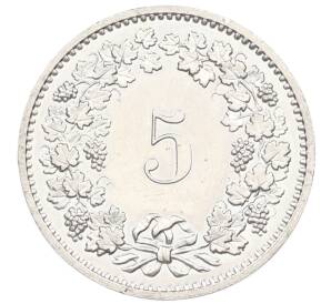 5 раппенов 1980 года Швейцария — Фото №2