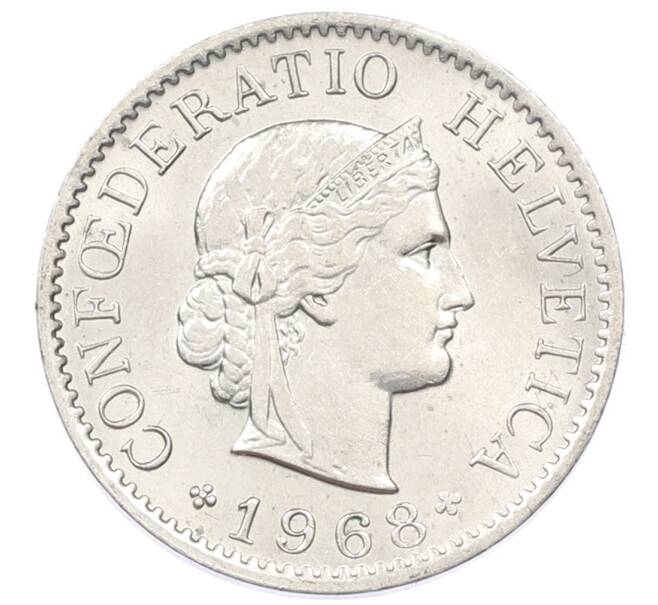 Монета 5 раппенов 1968 года Швейцария (Артикул: M2-83338) — Фото №1