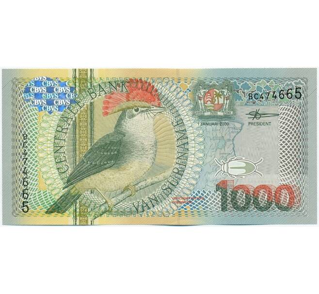 Банкнота 1000 гульденов 2000 года Суринам (Артикул: K12-46043) — Фото №1