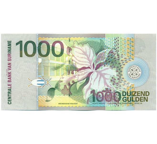 Банкнота 1000 гульденов 2000 года Суринам (Артикул: K12-46043) — Фото №2