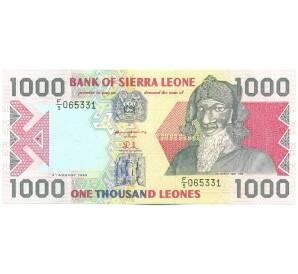 1000 леоне 1993 года Сьерра-Леоне — Фото №1