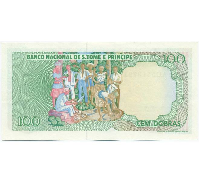 Банкнота 100 добр 1989 года Сан-Томе и Принсипи (Артикул: K12-46098) — Фото №2