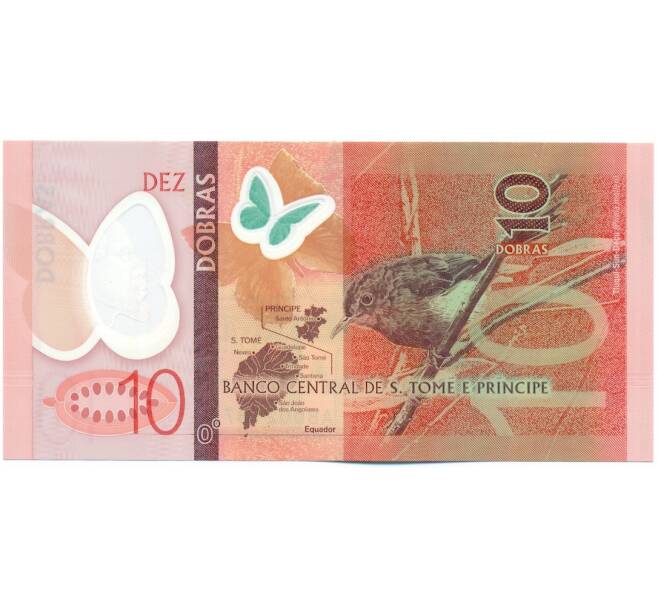 Банкнота 10 добр 2016 года Сан-Томе и Принсипи (Артикул: K12-46100) — Фото №2