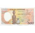 Банкнота 500 франков 1991 года ЦАР (Артикул: K12-46116) — Фото №1