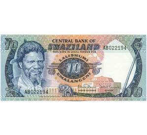 10 эмалангени 1985 года Свазиленд — Фото №1