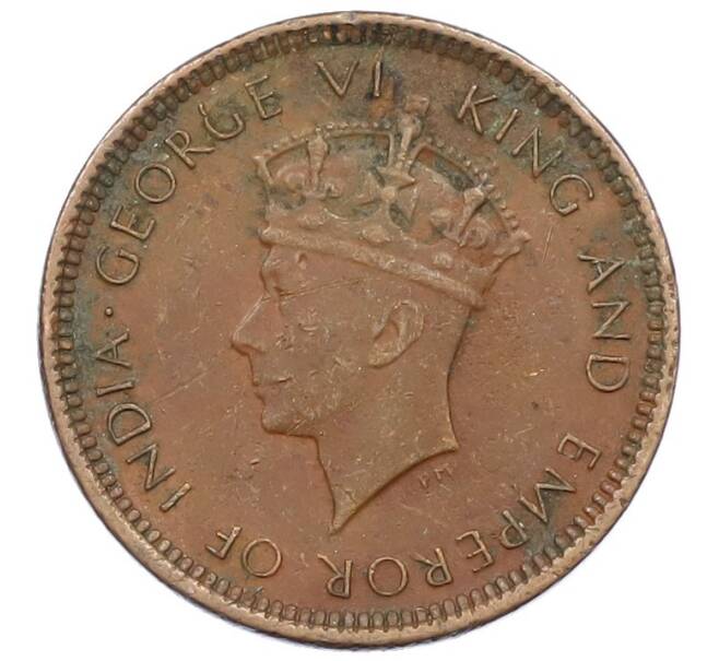 Монета 1/2 цента 1940 года Британский Цейлон (Артикул: K12-46271) — Фото №2