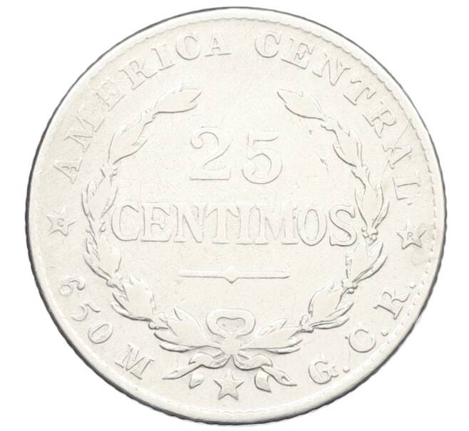Монета 25 сентимо 1924 года Коста-Рика (Артикул: K27-86434) — Фото №2