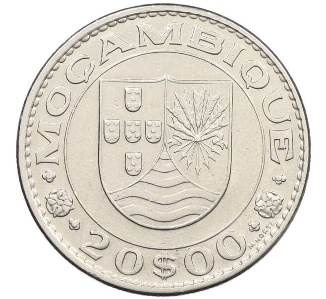 Монета 20 эскудо 1971 года Португальский Мозамбик (Артикул: K27-86529) — Фото №1