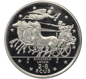 2.8 экю 1994 года Гибралтар «Мифология — Крылатая Победа» — Фото №1