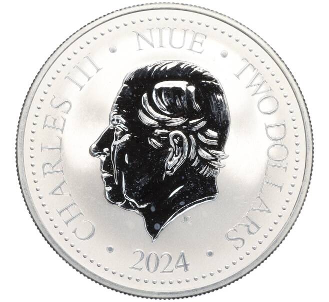 Монета 2 доллара 2024 года Ниуэ «Маори — Лица маори с татуировками» (Артикул: M2-83364) — Фото №2