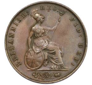 1/2 пенни 1853 года Великобритания — Фото №1