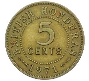 5 центов 1971 года Британский Гондурас — Фото №1