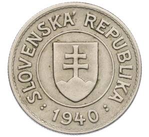1 крона 1940 года Словакия — Фото №2