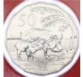 Монета 50 центов 2019 года Австралия «Китайский гороскоп — Год свиньи» (в буклете) (Артикул: T11-16322) — Фото №1
