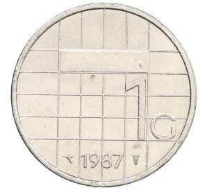 1 гульден 1987 года Нидерланды — Фото №1