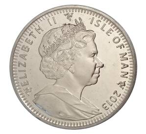 1 крона 2013 года Остров Мэн — Кермодский медведь — Фото №2