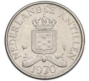 25 центов 1970 года Нидерландские Антильские острова — Фото №1