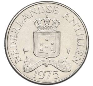 25 центов 1975 года Нидерландские Антильские острова — Фото №1