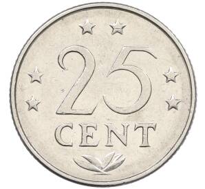 25 центов 1977 года Нидерландские Антильские острова — Фото №2